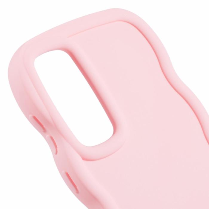 Bild 6, Samsung Galaxy S25 Mobilskal Wavy Ljus Rosa