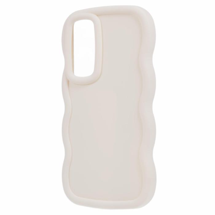 Bild 3, Samsung Galaxy S25 Mobilskal Wavy Off White