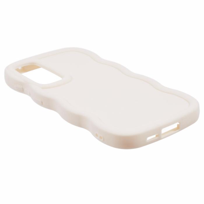 Bild 4, Samsung Galaxy S25 Mobilskal Wavy Off White