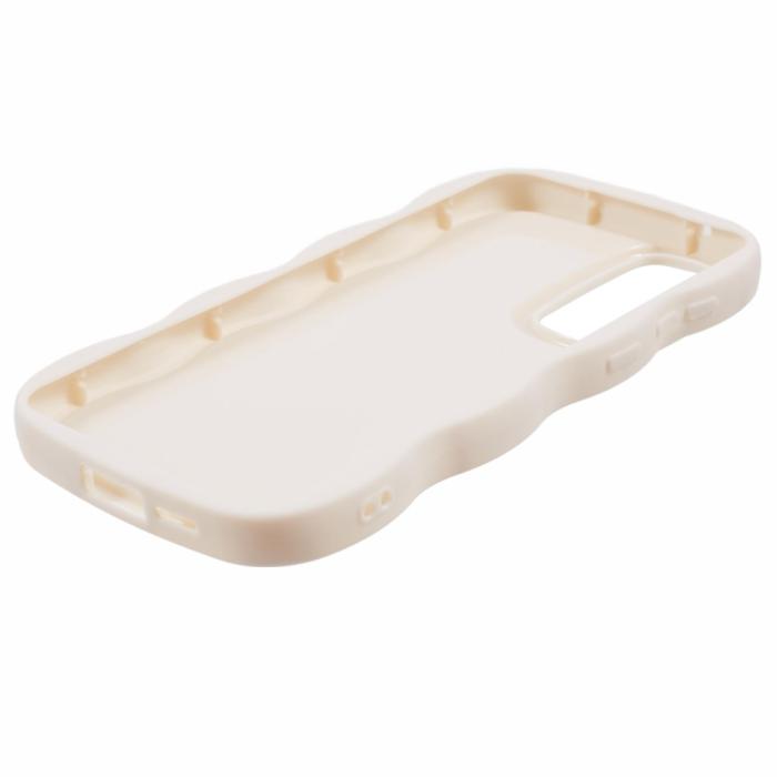Bild 5, Samsung Galaxy S25 Mobilskal Wavy Off White
