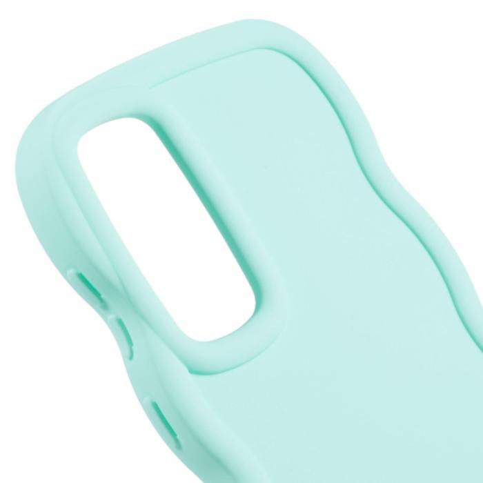 Bild 6, Samsung Galaxy S25 Mobilskal Wavy Ljus Grön