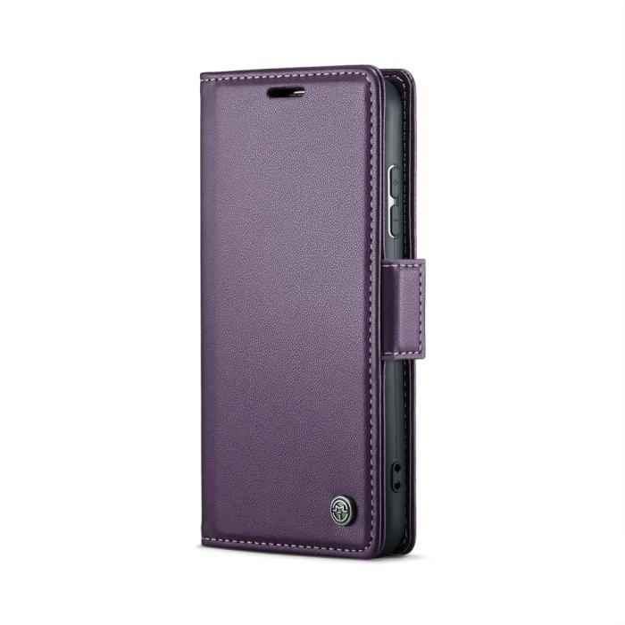 Bild 2, CASEME Samsung Galaxy S25 Fodral RFID Läder Lila