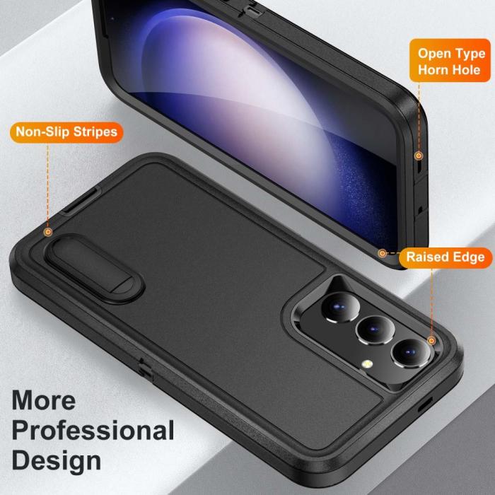 Bild 2, Samsung Galaxy S25 Skal Extreme Hybrid Kickstand Svart