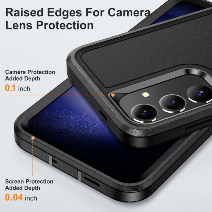 Bild 4, Samsung Galaxy S25 Skal Extreme Hybrid Kickstand Svart
