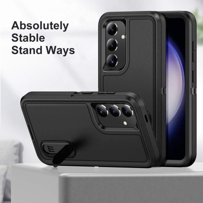 Bild 5, Samsung Galaxy S25 Skal Extreme Hybrid Kickstand Svart
