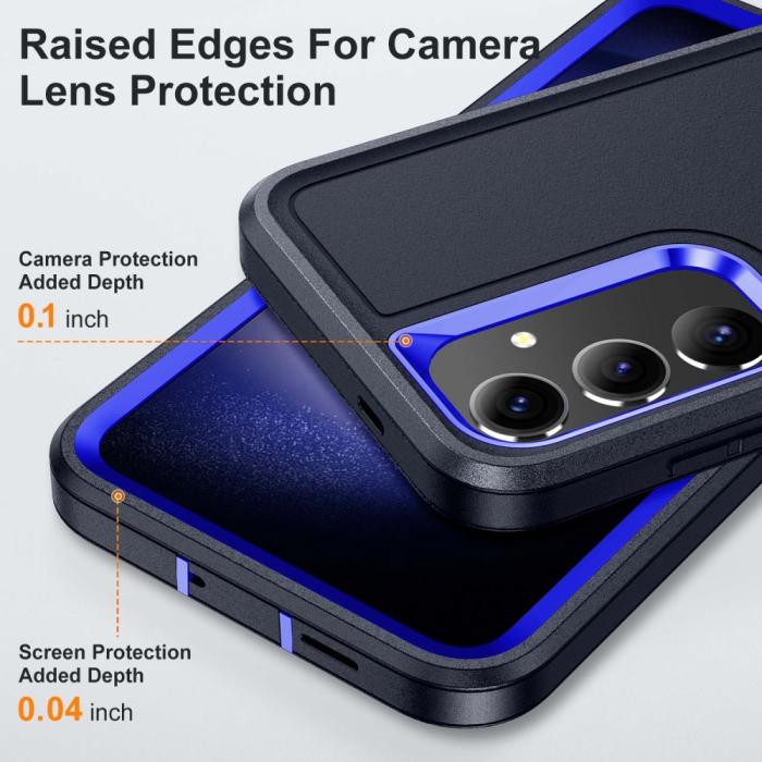 Bild 4, Samsung Galaxy S25 Skal Extreme Hybrid Kickstand Blå