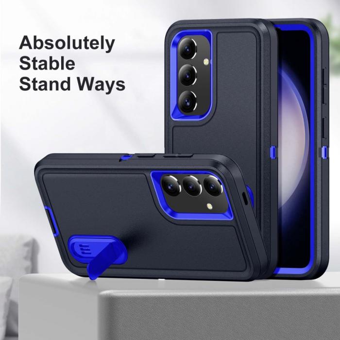 Bild 5, Samsung Galaxy S25 Skal Extreme Hybrid Kickstand Blå
