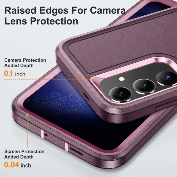 Bild 4, Samsung Galaxy S25 Skal Extreme Hybrid Kickstand Lila/Rosa