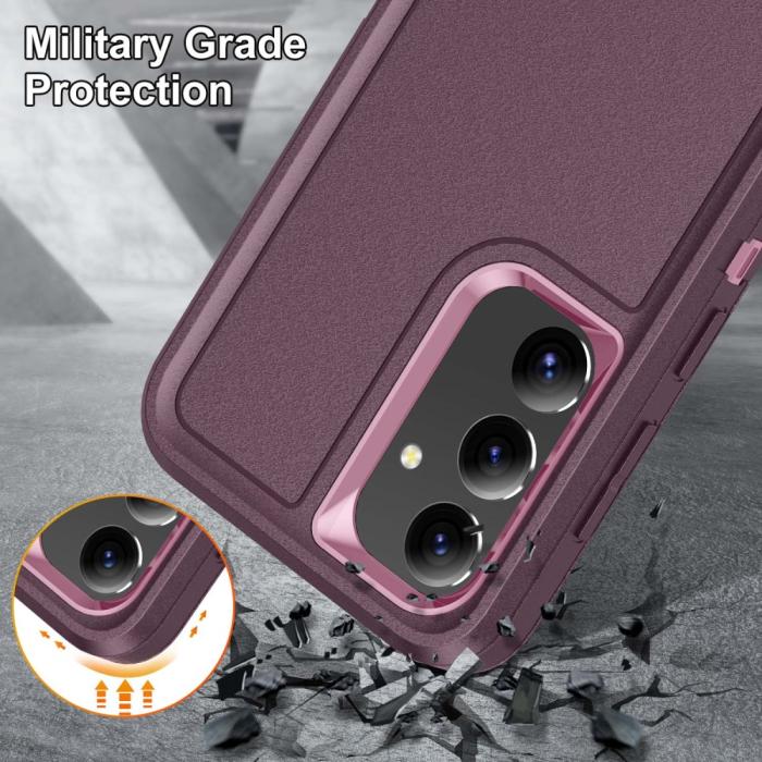 Bild 6, Samsung Galaxy S25 Skal Extreme Hybrid Kickstand Lila/Rosa