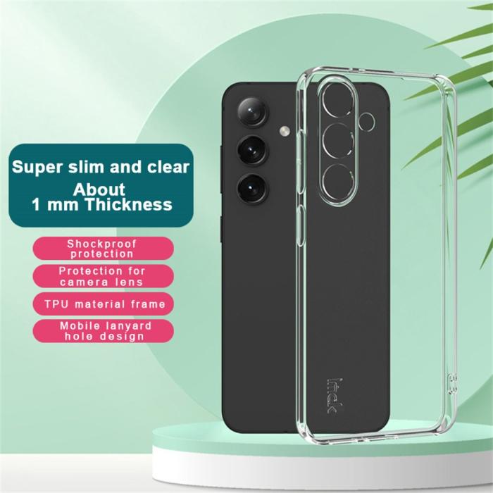 Bild 2, IMAK Samsung Galaxy S25 Skal TPU Slim Transparent