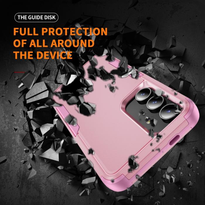 Bild 2, Samsung Galaxy S25 Skal Extreme Shockproof Hybrid Rosa