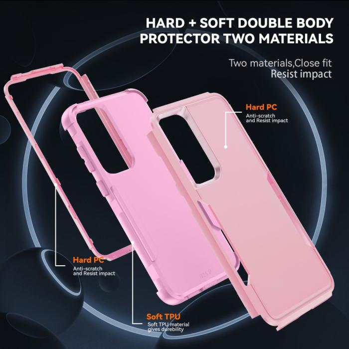 Bild 5, Samsung Galaxy S25 Skal Extreme Shockproof Hybrid Rosa