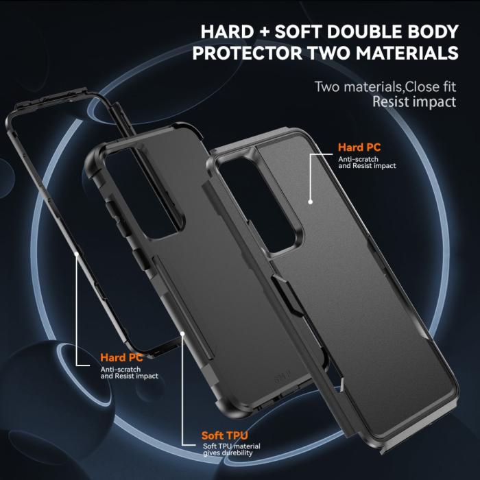 Bild 5, Samsung Galaxy S25 Skal Extreme Shockproof Hybrid Svart
