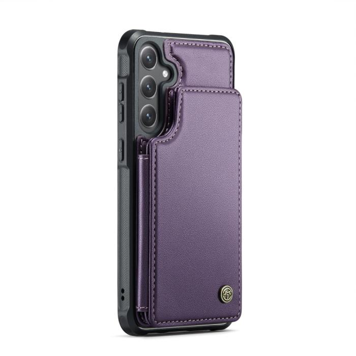 Bild 2, CASEME Samsung Galaxy S25 Skal RFID Kickstand Lila