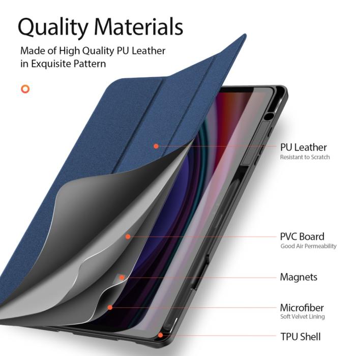 Bild 4, DUX DUCIS Galaxy Tab S10 Plus/S9 Plus/S9 FE Plus Fodral DOMO