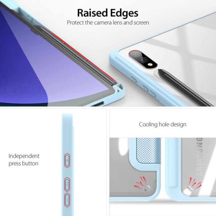 Bild 4, DUX DUCIS Galaxy Tab S10 Plus/S9 Plus/S9 FE Plus Fodral TOBY