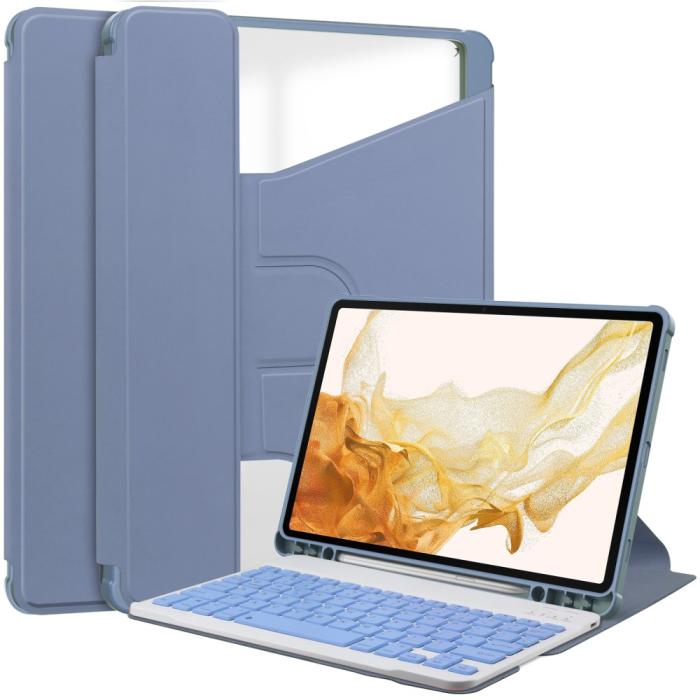 Bild 1, Samsung Galaxy Tab S10 Plus Fodral 360° Rotation Lila
