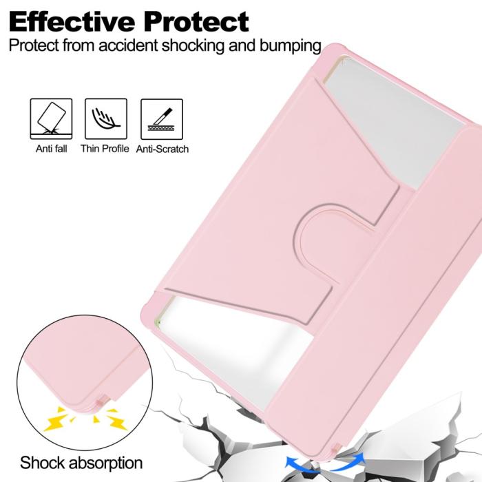 Bild 6, Samsung Galaxy Tab S10 Plus Fodral 360° Rotation Rosa