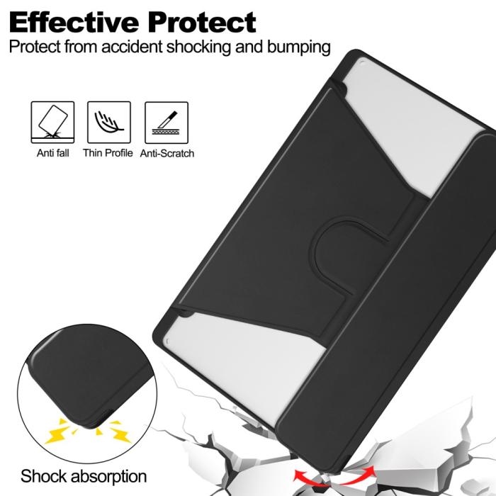 Bild 3, Samsung Galaxy Tab S10 Ultra Fodral 360° Rotation Svart