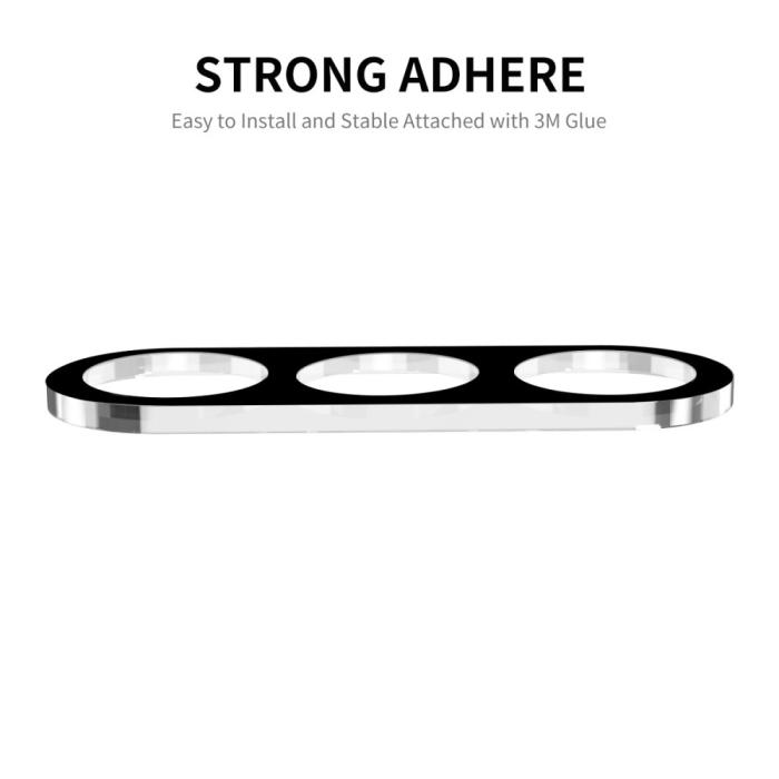 Bild 3, ENKAY Samsung Galaxy S25 2-PACK Linsskydd Härdat Glas Svart
