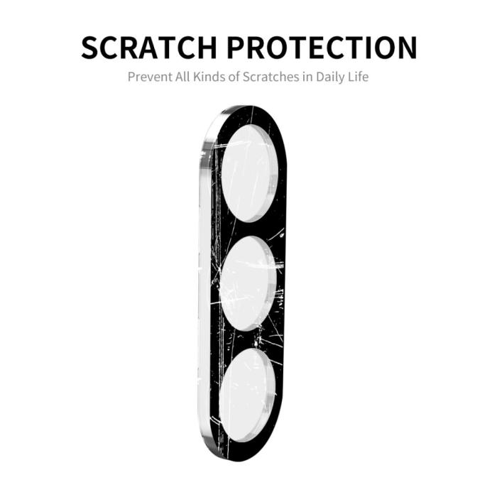 Bild 4, ENKAY Samsung Galaxy S25 2-PACK Linsskydd Härdat Glas Svart