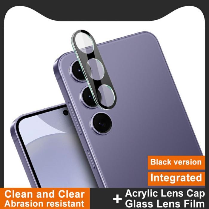 Bild 2, IMAK Samsung Galaxy S25 Linsskydd Härdat Glas Svart