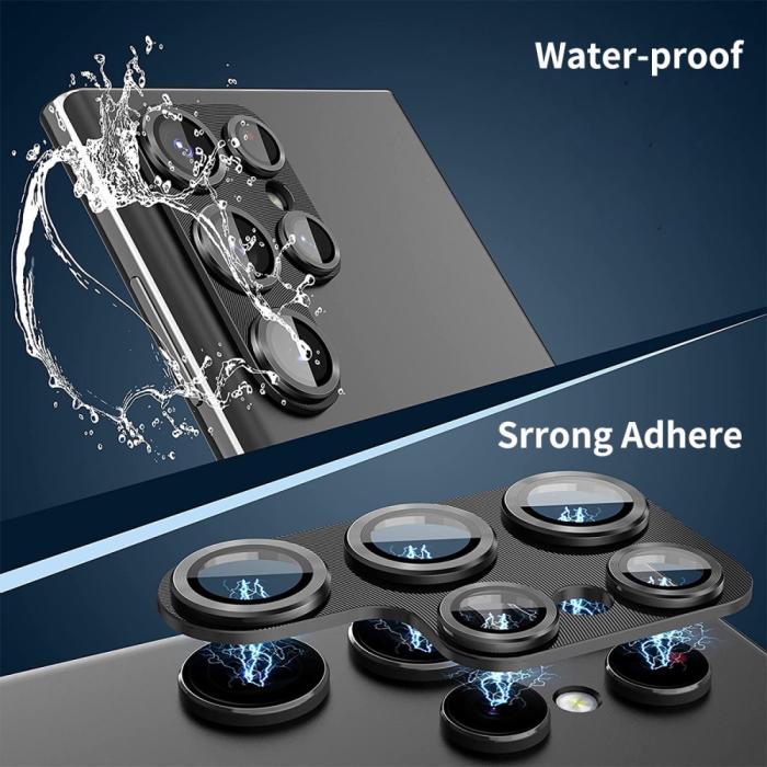 Bild 3, ENKAY Samsung Galaxy S25 Linsskydd Härdat Glas Silver