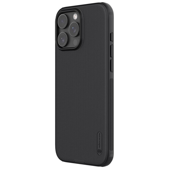 Bild 2, NILLKIN iPhone 16 Pro Max Skal MagSafe Frosted Shield Svart