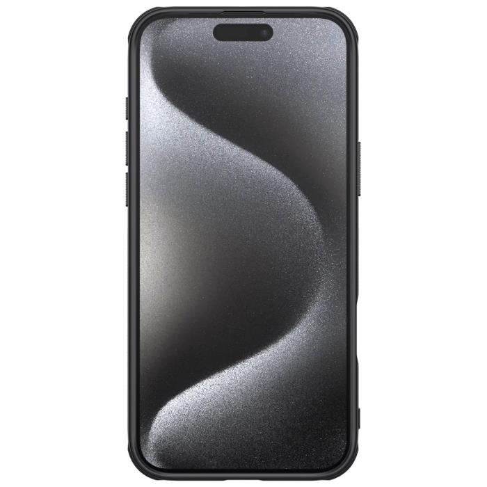 Bild 4, NILLKIN iPhone 16 Pro Max Skal MagSafe Frosted Shield Svart