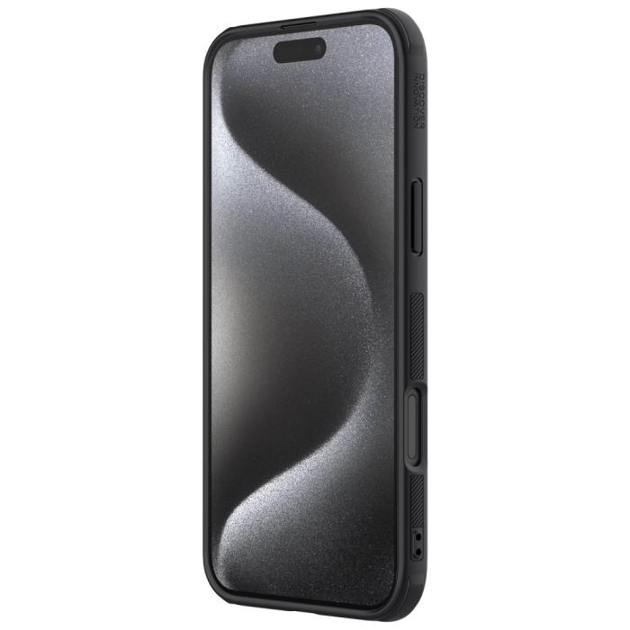 Bild 5, NILLKIN iPhone 16 Pro Max Skal MagSafe Frosted Shield Svart