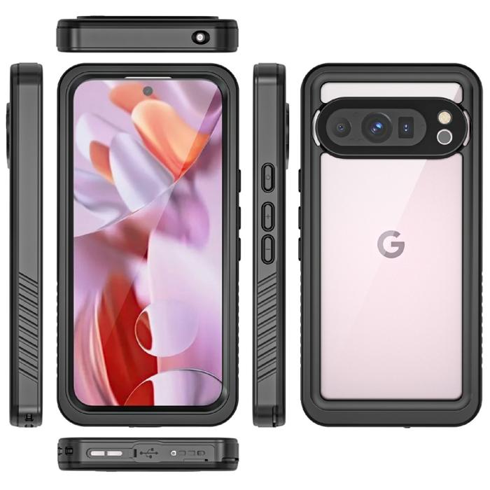 Bild 2, REDPEPPER Google Pixel 9 Pro Skal 360 Vattentätt IP68 Svart