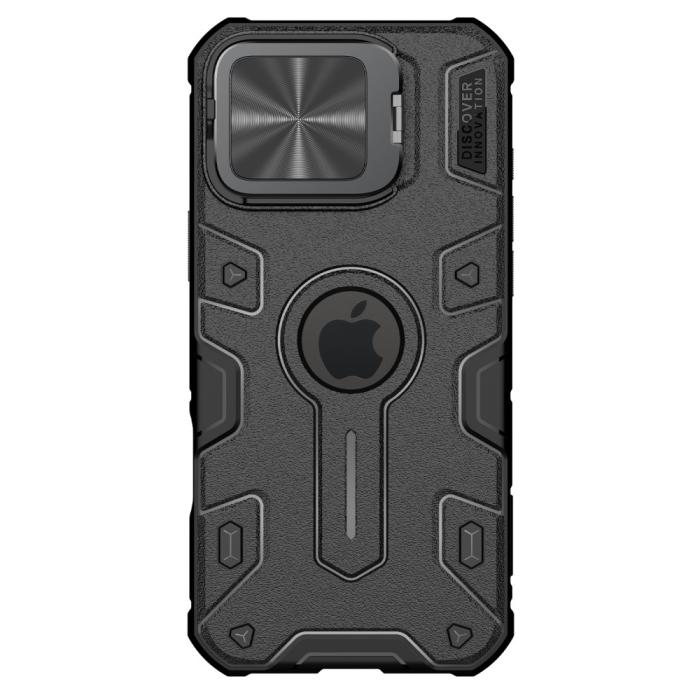 Bild 2, NILLKIN iPhone 16 Pro Max Skal MagSafe CamShield Armor Svart
