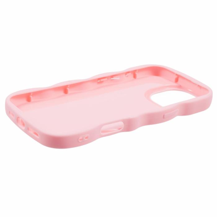 Bild 4, iPhone 16 Pro Mobilskal Wavy Ljus Rosa