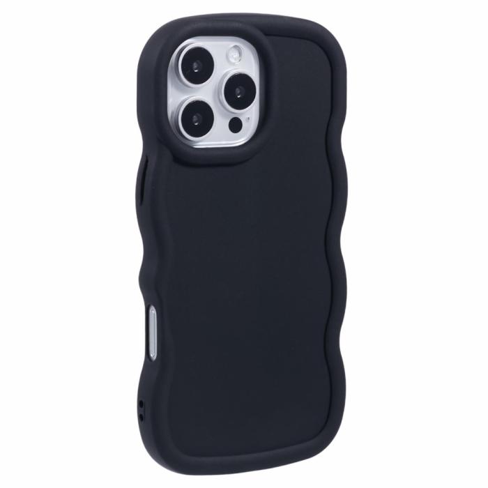 Bild 1, iPhone 16 Pro Mobilskal Wavy Svart