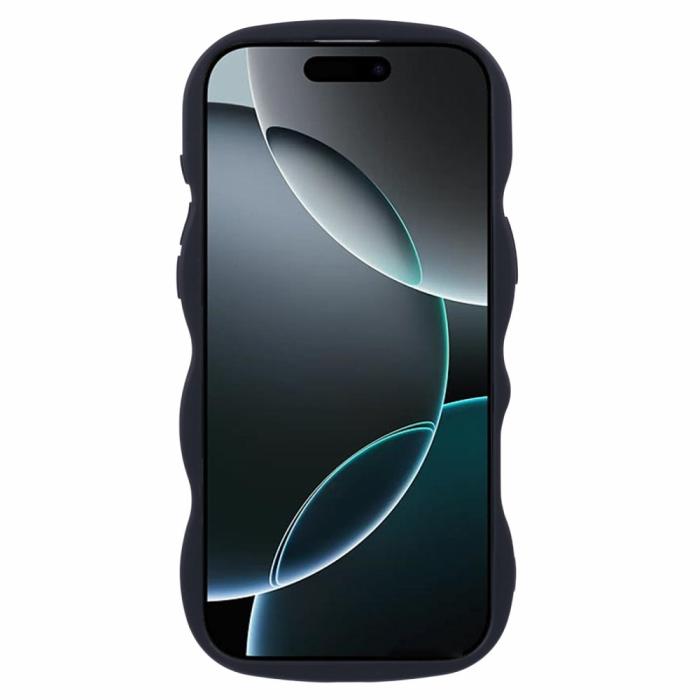 Bild 2, iPhone 16 Pro Mobilskal Wavy Svart