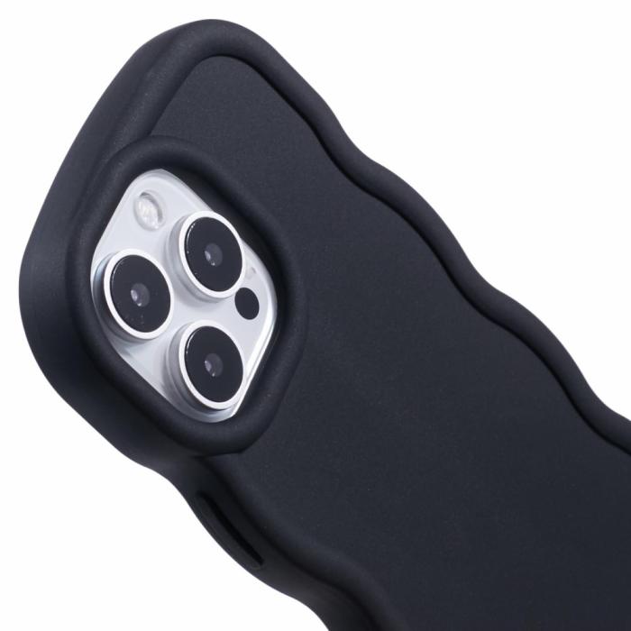 Bild 6, iPhone 16 Pro Mobilskal Wavy Svart