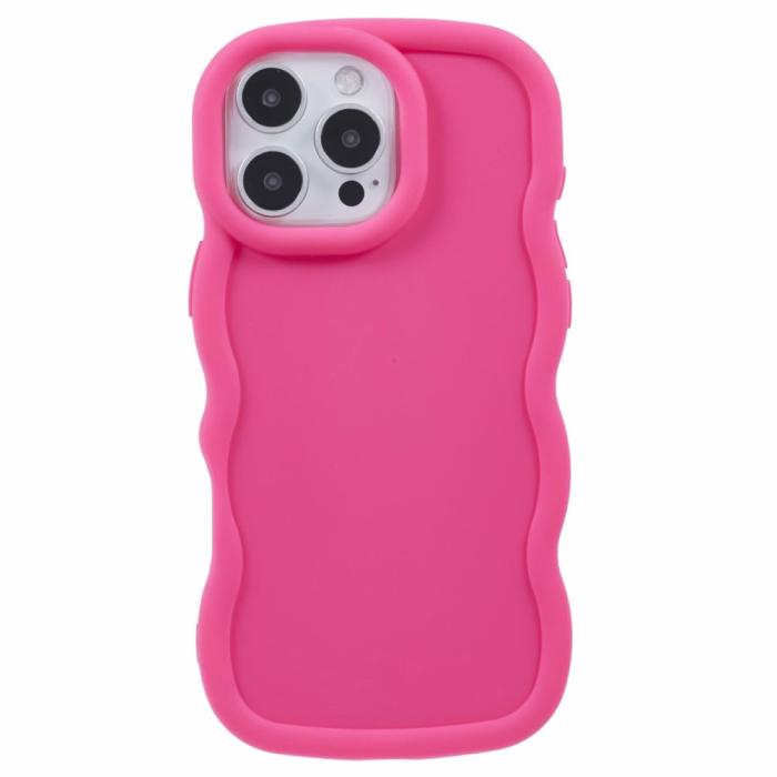 Bild 3, iPhone 16 Pro Mobilskal Wavy Rosa