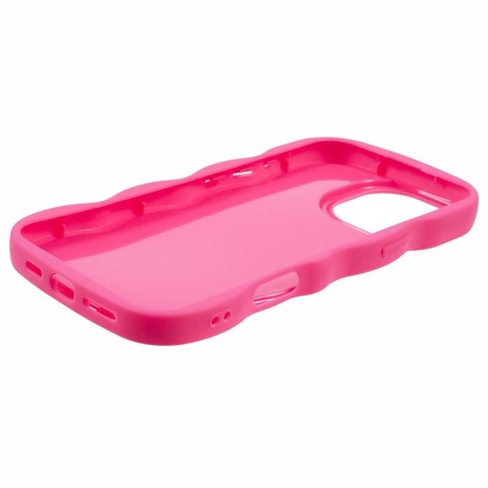 Bild 4, iPhone 16 Pro Mobilskal Wavy Rosa