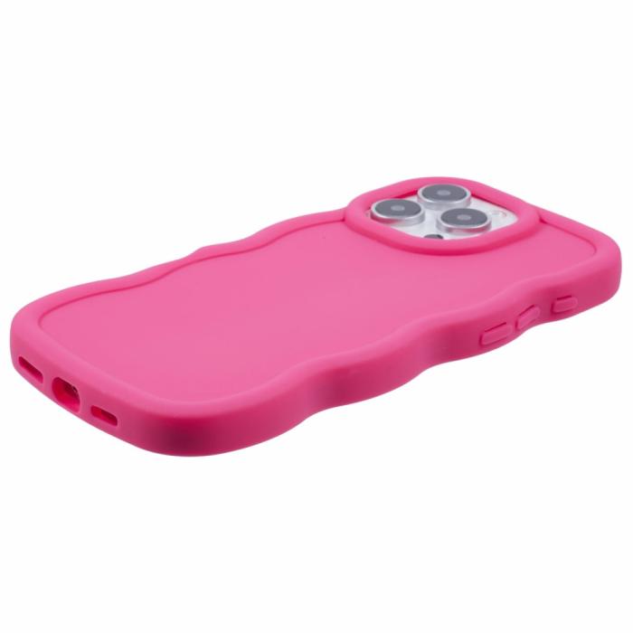 Bild 5, iPhone 16 Pro Mobilskal Wavy Rosa