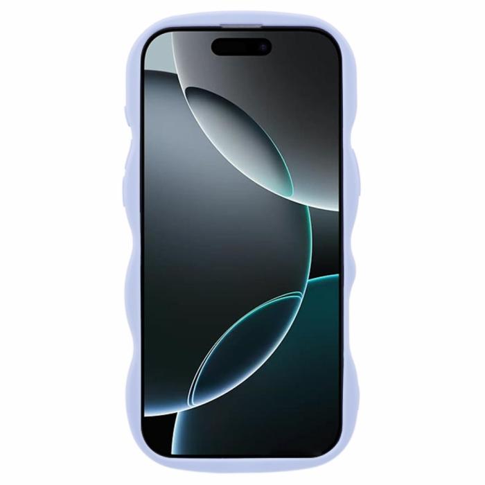 Bild 2, iPhone 16 Pro Mobilskal Wavy Lila