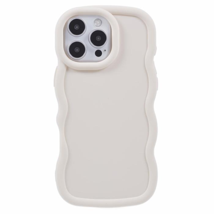 Bild 3, iPhone 16 Pro Mobilskal Wavy Off White
