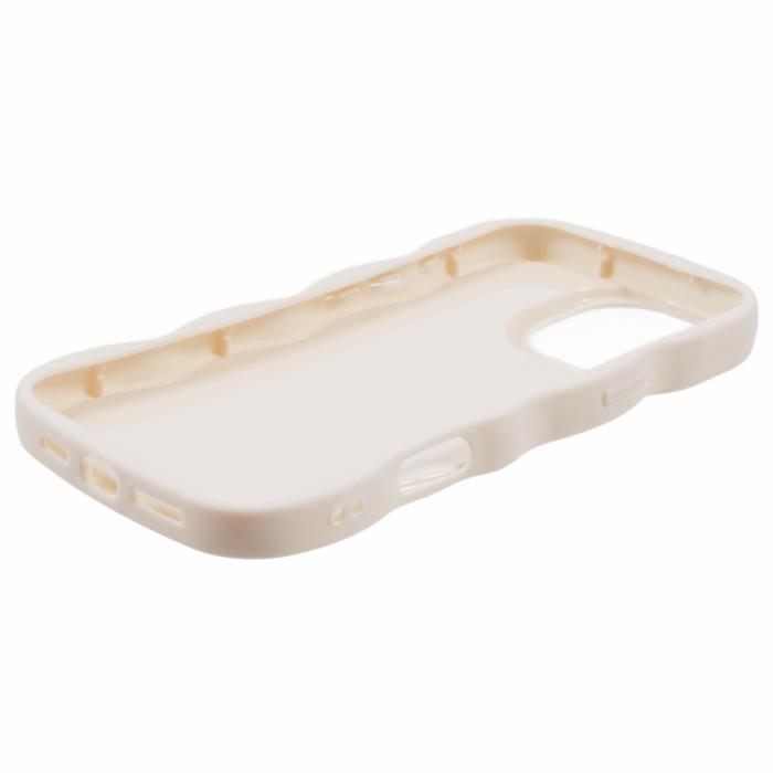 Bild 4, iPhone 16 Pro Mobilskal Wavy Off White
