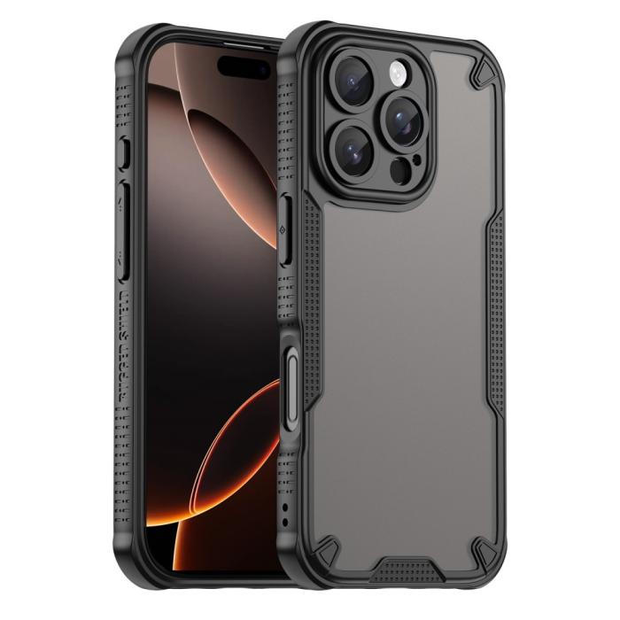 Bild 1, iPhone 16 Pro Skal Frosted Armor Series Svart