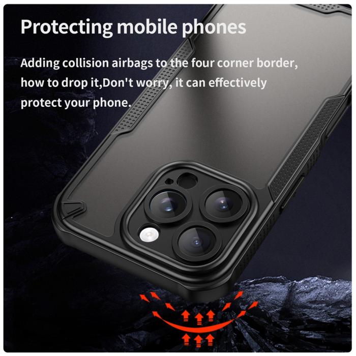 Bild 4, iPhone 16 Pro Skal Frosted Armor Series Svart
