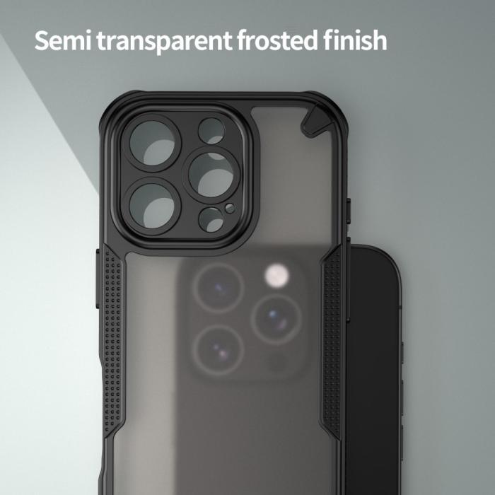 Bild 5, iPhone 16 Pro Skal Frosted Armor Series Svart