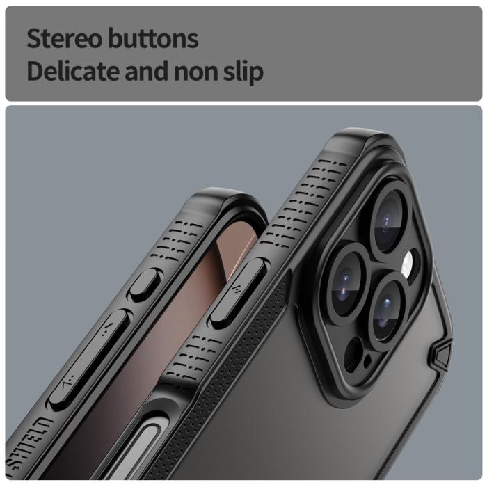 Bild 6, iPhone 16 Pro Skal Frosted Armor Series Svart