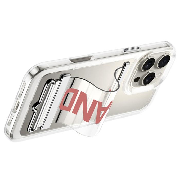 Bild 2, GKK iPhone 16 Pro Max Skal Med Strap Transparent / Svart