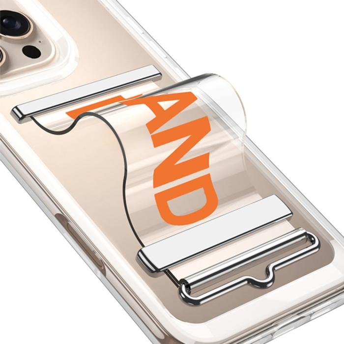 Bild 3, GKK iPhone 16 Pro Max Skal Med Strap Transparent / Silver
