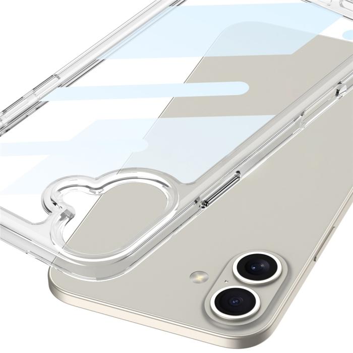 Bild 2, GKK iPhone 16 Skal Shockproof TPU Crystal Clear