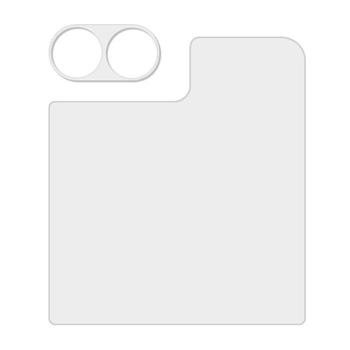 Bild 2, Motorola Razr 50 Ultra 5G Skärmskydd/Linsskydd Härdat Glas